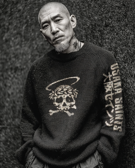 OSAKA SAINTS sweater  -  Relaxed fit knitted crew neck