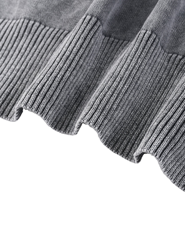 "The Forsaken Seven" Mineral Wash Oversized Sweater